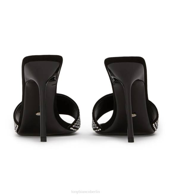 Stöckelschuhe| de Tony Bianco Frauen Naomi Heels klares Kristall/schwarzes Wildleder 4624146